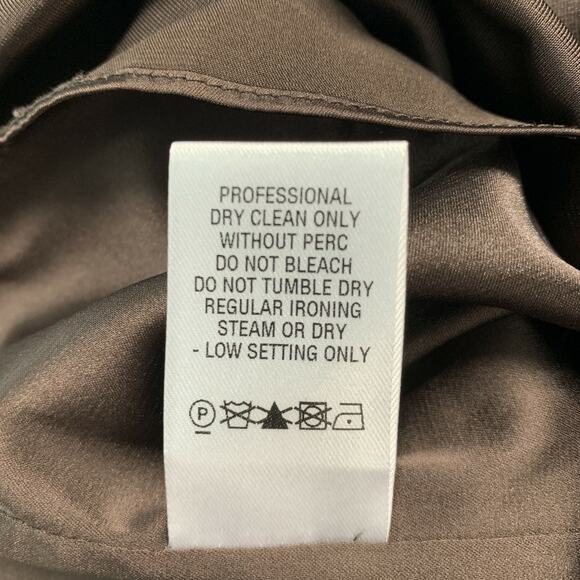 MONSE Size 2 Brown Polyester Blend Gown - Picture 8 of 8